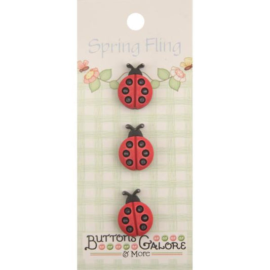 BUTTONS GALORE Ladybugs | Mollies Make And Create NZ