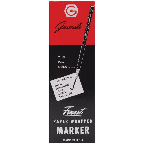 GENERAL'S Multi-Purpose Grease Pencil / Mollies New Zealand