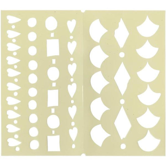 DYLUSIONS Stencil Border It Too / Mollies New Zealand