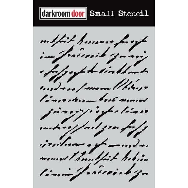 DARKROOM DOOR Stencil Handwritten Script | Mollies Make And Create NZ