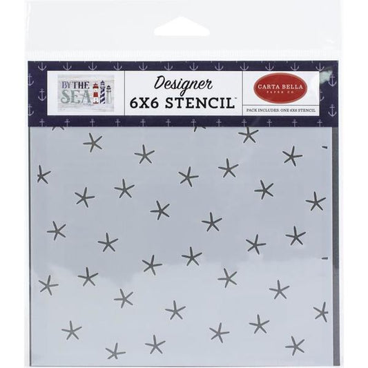 CARTA BELLA Stencil Simple Starfish By The Sea / Mollies New Zealand