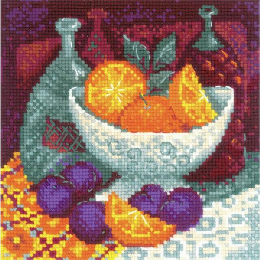 RTO Counted Cross Stitch Kit Oranges | Mollies Make And Create NZ