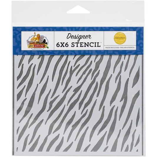 CARTA BELLA Stencil Zebra / Mollies New Zealand