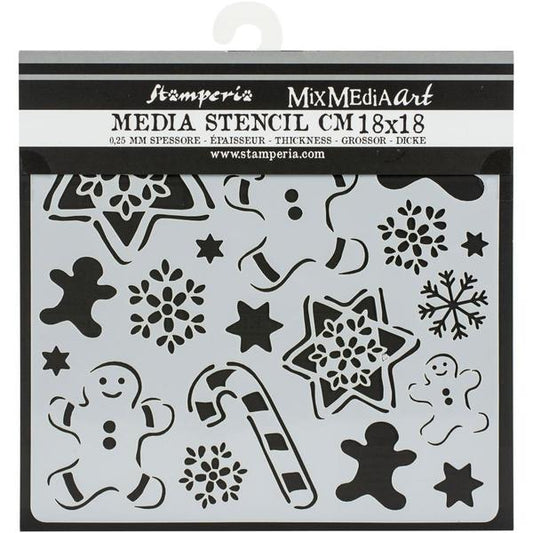 STAMPERIA Stencil Gingerbread / Mollies New Zealand