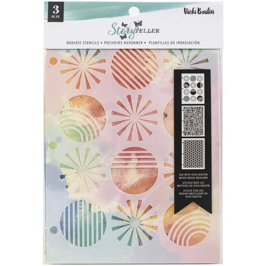 VICKI BOUTIN Stencil Radiate / Mollies New Zealand