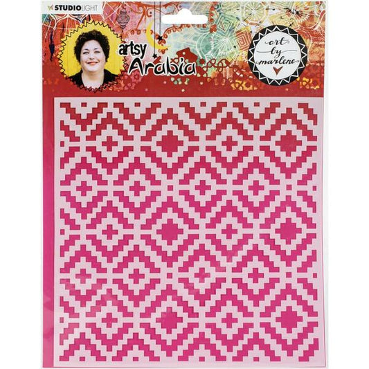 STUDIO LIGHT Stencil NR.14 Artsy Arabia / Mollies New Zealand