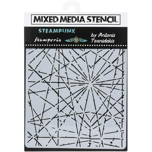 STAMPERIA Stencil Cracks, Sir Vagabond / Mollies New Zealand