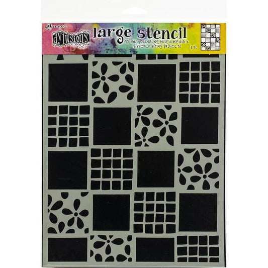 DYLUSIONS Stencil Square Dance / Mollies New Zealand