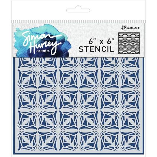 SIMON HURLEY Stencil Stained Glass / Mollies New Zealand