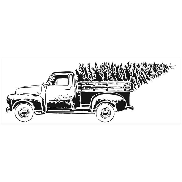 TCW Stencil Vintage Truck / Mollies New Zealand