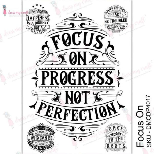 DRESS MY CRAFT Water Transfer Focus On / Mollies New Zealand