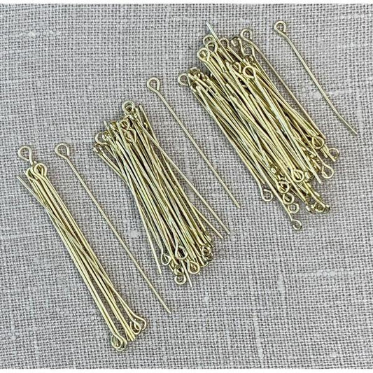 MADE BY ME Eye Pins Gold / Mollies New Zealand