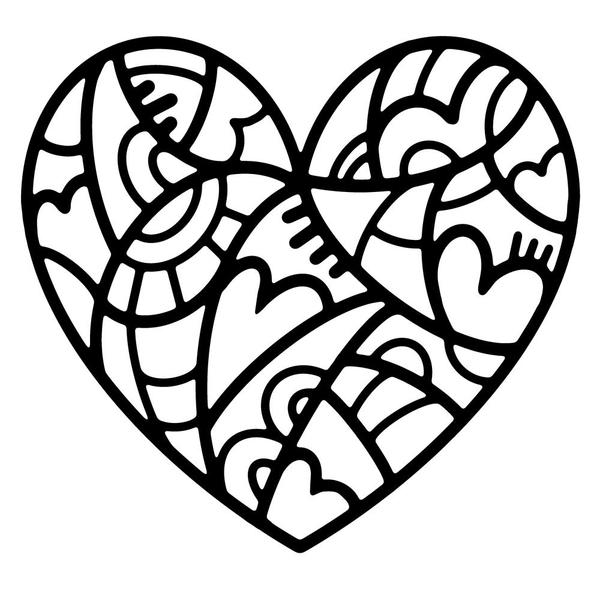 CREATIVE EXPRESSIONS Stencil Doodle Heart | Mollies Make And Create NZ