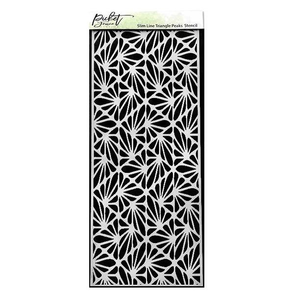 PICKET FENCE Stencil Slimline Triangle Peaks / Mollies New Zealand