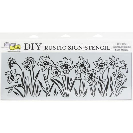 TCW Stencil Daffodils / Mollies New Zealand