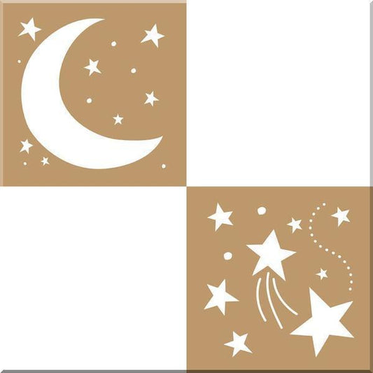 DECO ART Stencil Night Sky / Mollies New Zealand