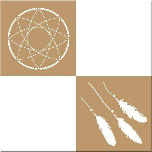 DECO ART Stencil Dream Catcher / Mollies New Zealand