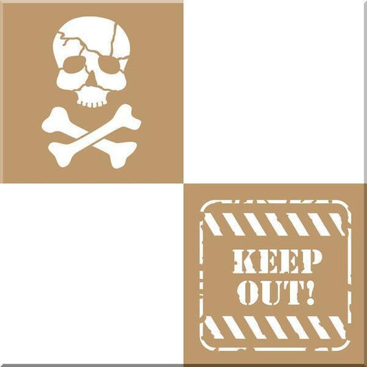 DECO ART Stencil Hazard / Mollies New Zealand