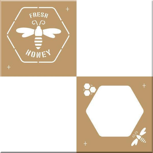 DECO ART Stencil Honey Bee / Mollies New Zealand