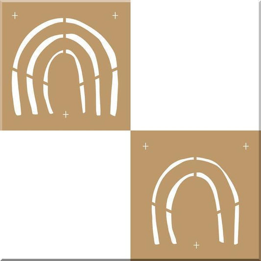 DECO ART Stencil Rainbow / Mollies New Zealand