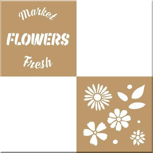 DECO ART Stencil Flower Stand / Mollies New Zealand