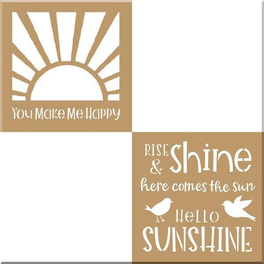 DECO ART Stencil Hello Sunshine / Mollies New Zealand