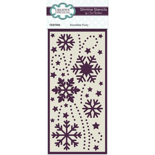 CREATIVE EXPRESSIONS Stencil Snowflake Flurry / Mollies New Zealand