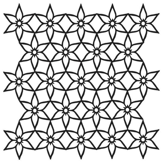 TCW Stencil Starflower Net / Mollies New Zealand