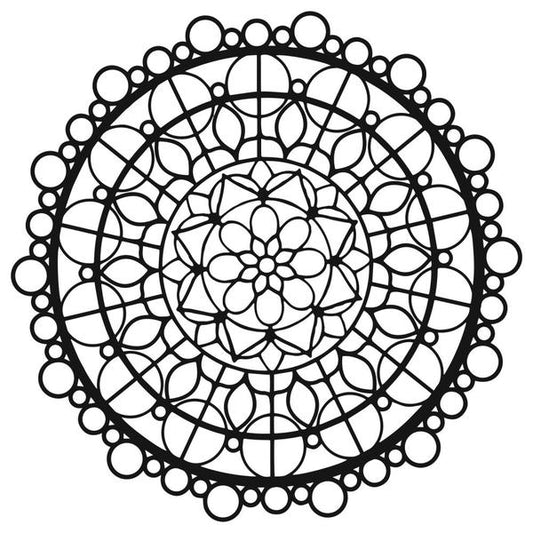 TCW Stencil Beaded Mandala / Mollies New Zealand