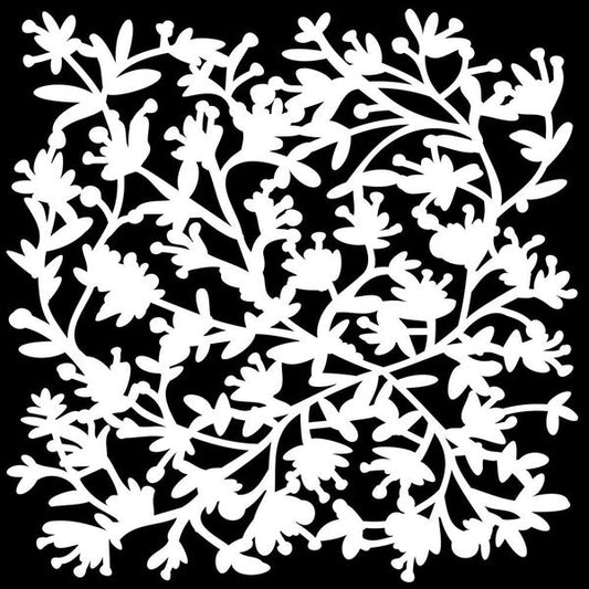 TCW Stencil Viney Flowers / Mollies New Zealand