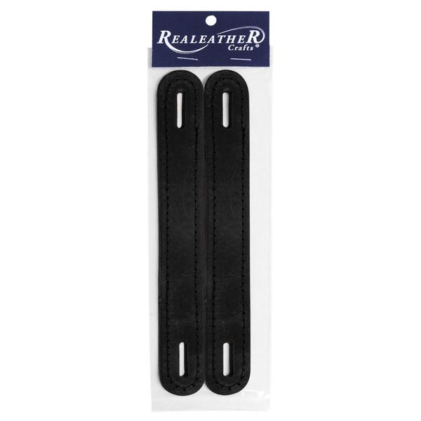 REALEATHER Stitched Leather Handle Black Black 8-9oz / Mollies New Zealand