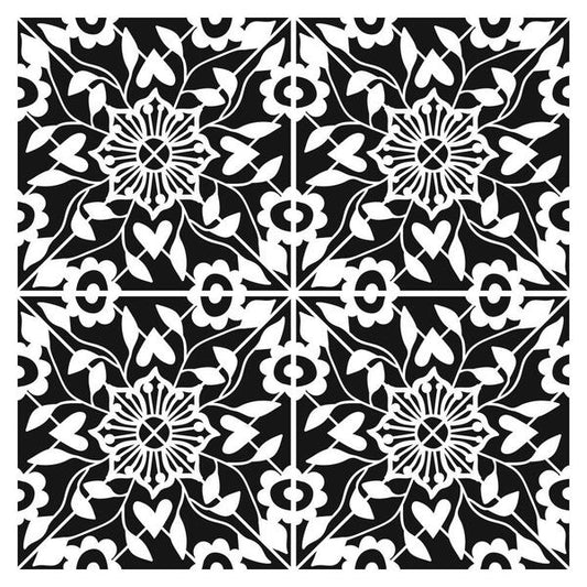 TCW Stencil Flourish Tile / Mollies New Zealand