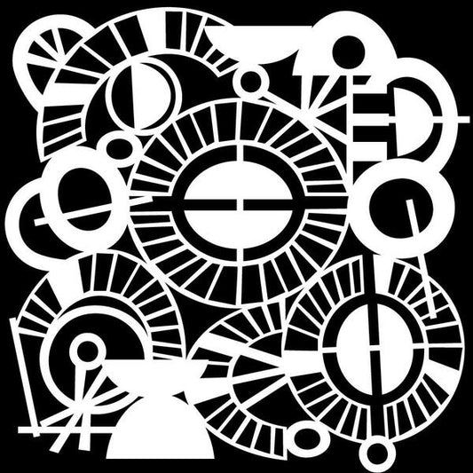 TCW Stencil Modern Art Circles / Mollies New Zealand