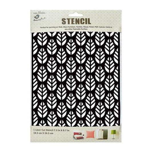 LITTLE BIRDIE Stencil Leaf All Over / Mollies New Zealand