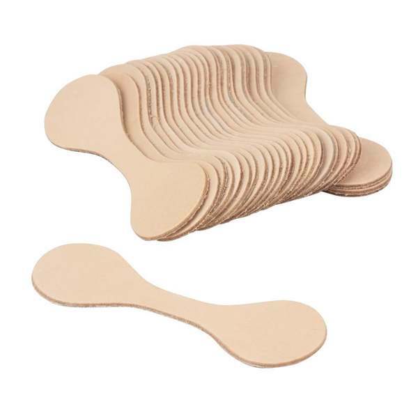 LEATHER Veg Tan Fold Over Key Fob Blank / Mollies New Zealand