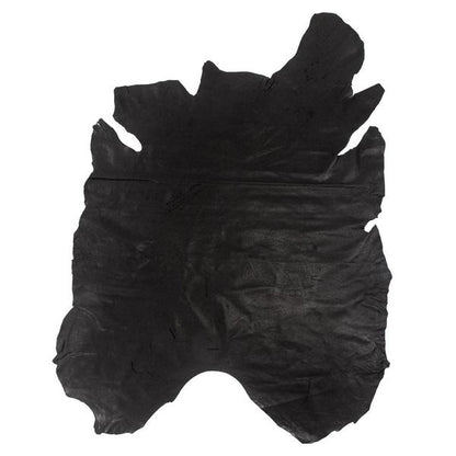 LEATHER Pigskin Lining / Side or Whole Hide Black 1-2oz Large / Mollies New Zealand