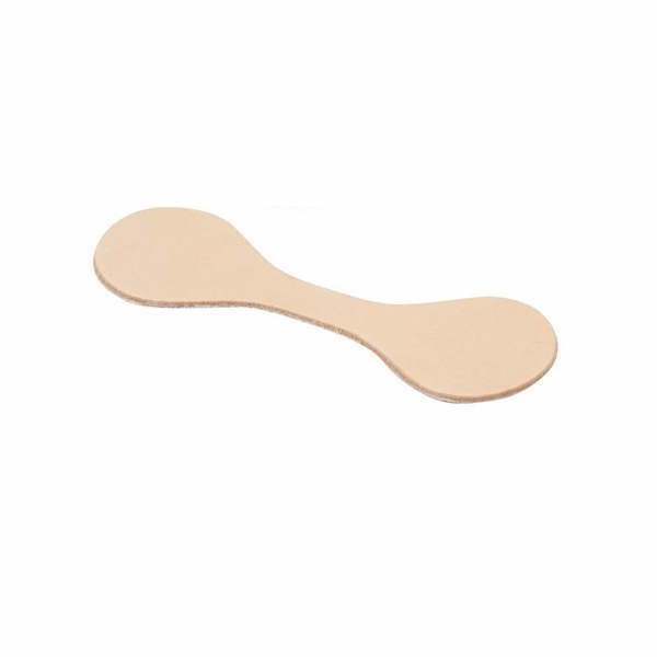 LEATHER Veg Tan Fold Over Key Fob Blank 1PK 4-5oz / Mollies New Zealand