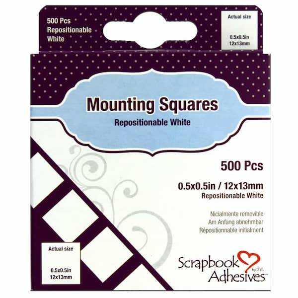 SCRAPBOOK ADHESIVES Mounting Squares Mollies