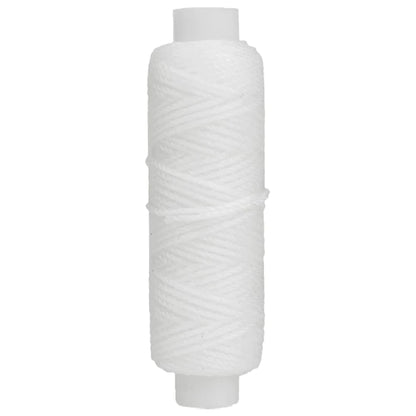 IVAN Waxed Polyester Thread White 0.9mm 22.9m / Mollies New Zealand