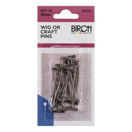 BIRCH Wig or Craft T Pins | Mollies Make And Create NZ