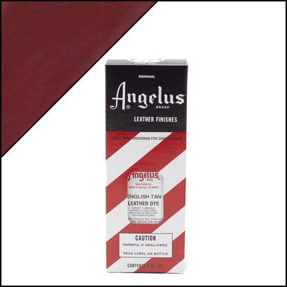 ANGELUS Leather Dye English Tan 90ml / Mollies New Zealand