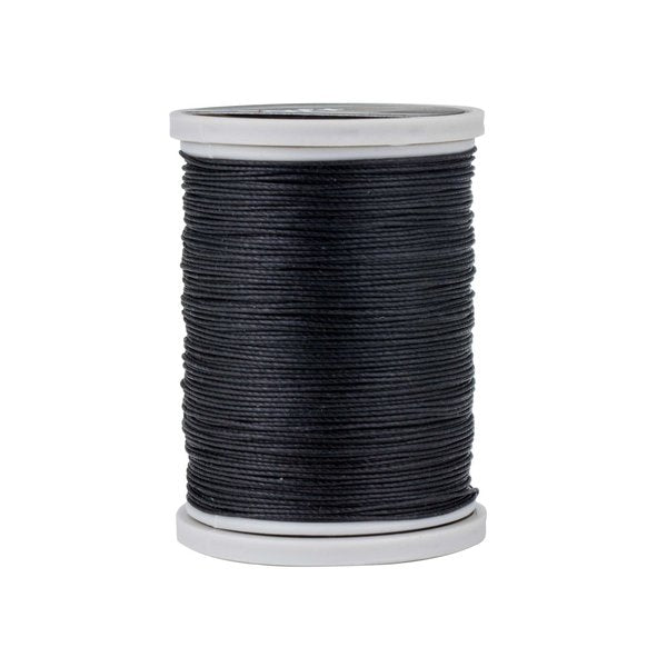 CRAFTPLUS Premium Linen Thread Black 0.55mm 91.4m / Mollies New Zealand