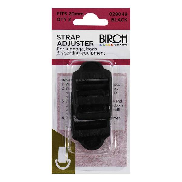 BIRCH Adjustable Buckle Strap Black | Mollies Make And Create NZ