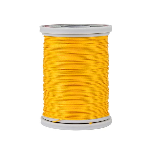 CRAFTPLUS Premium Linen Thread Yellow 0.55mm 91.4m / Mollies New Zealand
