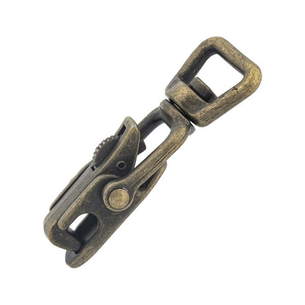 IVAN Zinc Locking Jaw Snap Antique Brass 20mm (3 4") Each / Mollies New Zealand