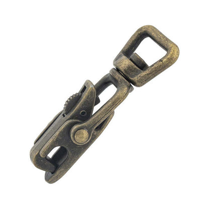 IVAN Zinc Locking Jaw Snap Antique Brass 20mm (3 4") Each / Mollies New Zealand