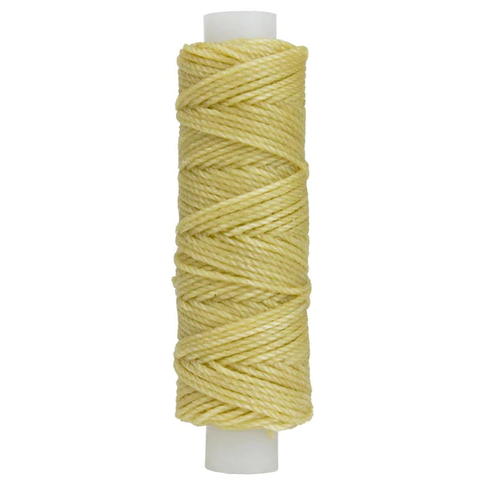 IVAN Waxed Polyester Thread Natural 0.9mm 22.9m / Mollies New Zealand