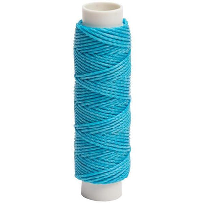 IVAN Waxed Polyester Thread Turquoise 0.9mm 22.9m / Mollies New Zealand