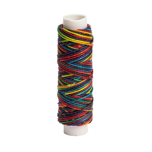 IVAN Waxed Polyester Thread Multi 0.9mm 22.9m / Mollies New Zealand
