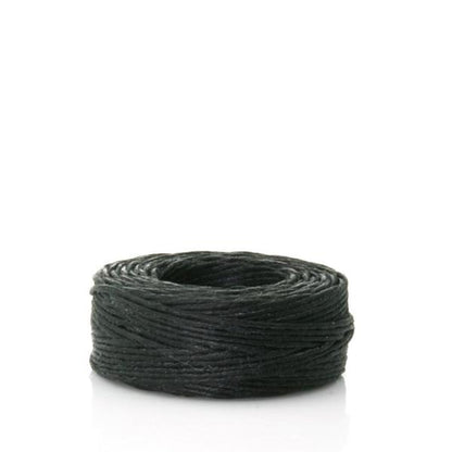 IVAN Waxed Linen Thread Black 1.0mm 22m / Mollies New Zealand